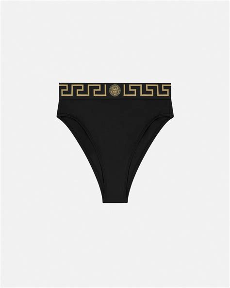 versace swimsuit|versace high waisted bikini bottom.